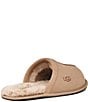 Color:Sand - Image 3 - Men's Scuff Suede Slippers