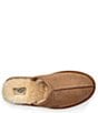 Color:Chestnut - Image 5 - Men's Scuff Suede Slippers