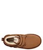 Color:Chestnut - Image 5 - Neumel Platform Suede Strap Booties