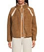 UGG Nikia Crochet UGGFluff Fleece Zip-Front Jacket - Image 1