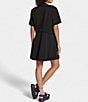 Color:Black - Image 2 - UGG® Norina Relaxed Crew Neck Lounge Dress