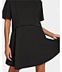 Color:Black - Image 3 - UGG® Norina Relaxed Crew Neck Lounge Dress