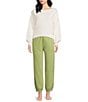 UGG Novalie Cozy Knit Long Sleeve Boat Neck Coordinating Slouchy Pullover - Image 2