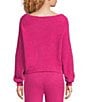 UGG Novalie Cozy Knit Long Sleeve Boat Neck Coordinating Slouchy Pullover - Image 2