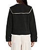 UGG Plush Fleece Peter Pan Collar Long Sleeve Jacket - Image 2