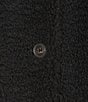 UGG Plush Fleece Peter Pan Collar Long Sleeve Jacket - Image 4