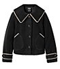UGG Plush Fleece Peter Pan Collar Long Sleeve Jacket - Image 6