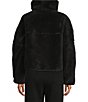 UGG Plush Fleece Stand Collar Long Sleeve Jacket - Image 2