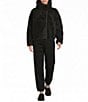 UGG Plush Fleece Stand Collar Long Sleeve Jacket - Image 3