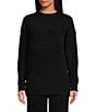 UGG Riz Cozy Knit Crew Neck Long Sleeve Ribbed Lounge Top - Image 1