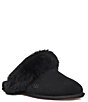 Color:Black - Image 1 - UGG® Scuff Sis Suede Fur Slippers