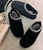 UGG Tazz Suede Platform Clog Slippers, Black - Image 7