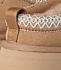UGG Tazz II Suede Logo Detail Platform Clog Slippers, Sand - Image 7