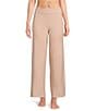 Color:Rose Tea - Image 1 - UGG® Terri Cozy Knit Wide Leg Coordinating Lounge Pull-On Pants