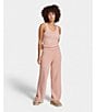 Color:Rose Tea - Image 4 - UGG® Terri Cozy Knit Wide Leg Coordinating Lounge Pull-On Pants