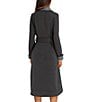 Color:Black Bear Heather - Image 2 - UGG® Duffield II Fleece Shawl Collar Wrap Cozy Robe