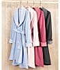 Color:Black Bear Heather - Image 6 - UGG® Duffield II Fleece Shawl Collar Wrap Cozy Robe