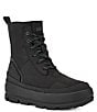 Color:Black - Image 1 - The UGG® Lug Waterproof Leather Lace-Up Boots