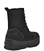 Color:Black - Image 3 - The UGG® Lug Waterproof Leather Lace-Up Boots