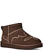 UGG Women's Classic Ultra Mini Western Suede Ankle Booties - Image 1