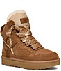 Color:Chestnut - Image 1 - Women's Highmel Suede and Mesh High Top Sneakers