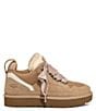 Color:Sand - Image 2 - Women's Lowmel Suede and Mesh Sneakers