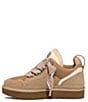 Color:Sand - Image 4 - Women's Lowmel Suede and Mesh Sneakers