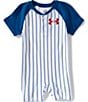 Under Armour Baby Boy Baseball Henley Short Sleeve Shortall - Image 2