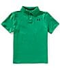 Under Armour Big Boys 8-20 Short Sleeve Performance Polo Shirt, Color:Team Kelly Green - Image 1