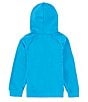 Color:Cosmic Blue - Image 2 - Big Boys 8-20 Logo Long Sleeve Rival Fleece Hoodie