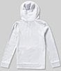 Color:Halo Gray - Image 2 - Big Boys 8-20 Long Sleeve UA Armour Fleece Big Logo Hoodie