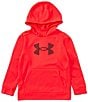 Under Armour Big Boys 8-20 Long Sleeve UA Armour Fleece Big Logo Hoodie, Color:Racer Red - Image 1