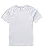 Color:Mod Gray - Image 2 - Big Boys 8-20 Short Sleeve UA Tech™ Hybrid Print T-Shirt