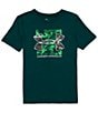 Color:Greenwood - Image 1 - Big Boys 8-20 Short Sleeve Box Camouflage Graphic Logo T-Shirt