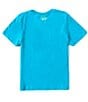 Color:Circuit Teal - Image 2 - Big Boys 8-20 Short Sleeve Box Camouflage Graphic Logo T-Shirt