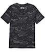 Color:Black/White - Image 2 - Big Boys 8-20 Short Sleeve Logo Graphic T-Shirt
