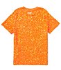 Color:Atomic - Image 2 - Big Boys 8-20 Short Sleeve Sports Style Logo Printed T-Shirt