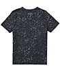 Color:Black - Image 2 - Big Boys 8-20 Short Sleeve Sports Style Logo Printed T-Shirt