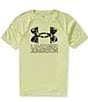 Under Armour Big Boys Short Sleeve Tech Hybrid Graphic T-Shirt - Image 2