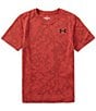 Color:Red Solstice - Image 1 - Big Boys 8-20 Short Sleeve UA Tech™ Vent Geode T-Shirt