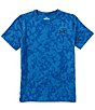 Color:Photon Blue - Image 1 - Big Boys 8-20 Short Sleeve UA Tech™ Vent Geode T-Shirt