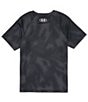 Color:Black/White - Image 2 - Big Boys 8-20 Short Sleeve Tech Big Logo Printed T-Shirt