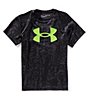 Under Armour Big Boys Short Sleeve Tech Big Logo Printed T-Shirt - Image 2