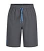 Color:Pitch Gray/Blue Circuit - Image 1 - Big Boys 8-20 Tech Woven Shorts