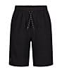 Color:Black/Pitch Gray - Image 1 - Big Boys 8-20 Tech Woven Shorts