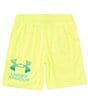 Color:High Vis Yellow - Image 1 - Big Boys 8-20 UA Tech™ Logo Shorts
