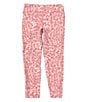 Color:Pink Elixir - Image 1 - Big Girls 7-16 Motion Typography Printed Crop Pants