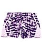 Color:Provence Purple Print - Image 1 - Big Girls 7-16 Fly By Print Shorts