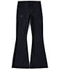 Color:Black - Image 1 - Big Girls 7-16 Motion Flare Pants
