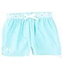 Color:Neo Turquoise - Image 1 - Big Girls 7-16 Play Up Solid Shorts